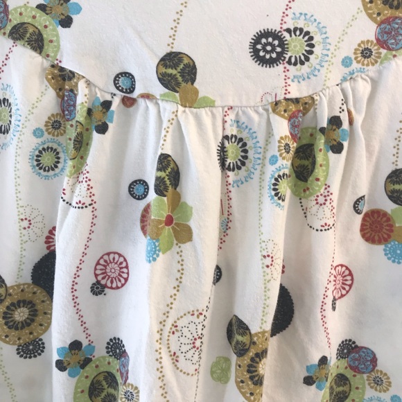 Motherhood Maternity Print Shirt Size Large - Picture 2 of 6